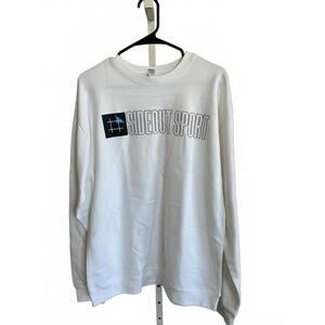 Independent Trading Company Sideout Sport White Men's Sweatshirt Large